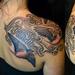 tattoo galleries/ - Faith, Hope, Love and Swallows Flying - 59245